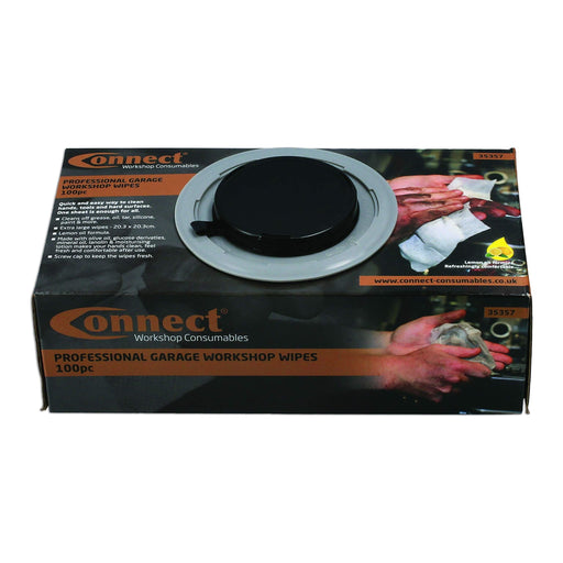 Connect Professional Garage Workshop Wipes 100pc 35357 Tool Connection - Town Tools 