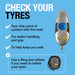 Ring RTG4 Digital Tyre Pressure Keyring Gauge with LED Torch Ring Automotive - Town Tools 