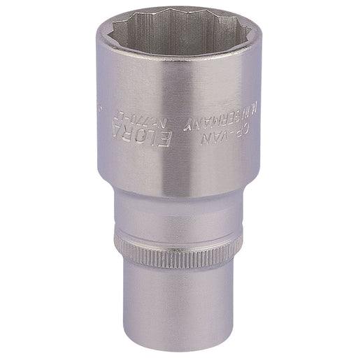 Draper Elora Deep Bi-Hexagon Socket, 1/2" Sq. Dr., 30mm 11939 Draper - Town Tools 