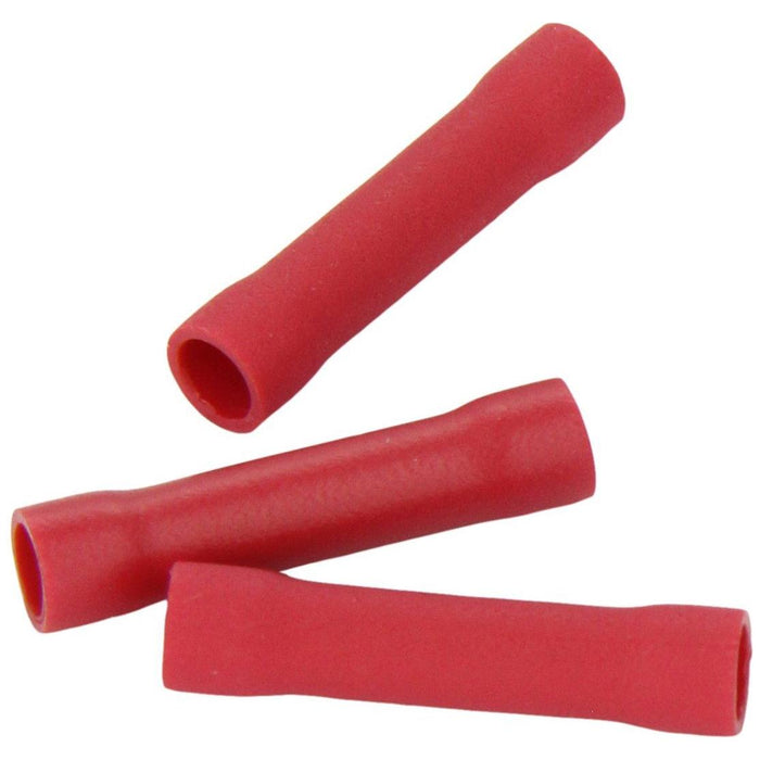 Wot-Nots Wiring Connectors - Red - Butt - Pack of 3 Pearl - Town Tools 