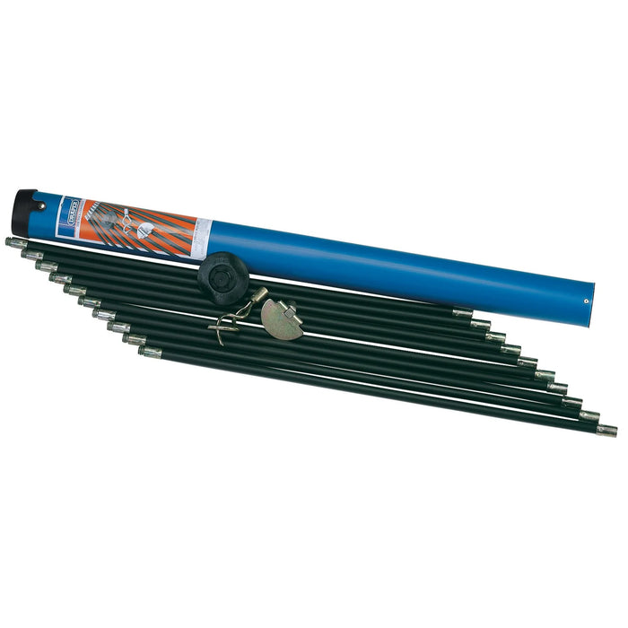 Draper Polypropylene Drain Rod Set in Case, 9m (13 Piece) - DR/SET