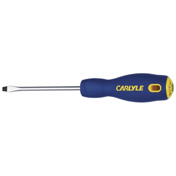 Carlyle Tools Screwdriver - Round Blade - Slotted - 3/16In.