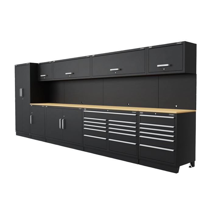 Sealey Premier Premier Storage System with Oak Worktop 5.6m APMSOAK Sealey Premier - Town Tools 