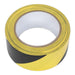 Sealey Hazard Warning Tape 50mm x 33m Black/Yellow HWTBY Sealey - Town Tools 