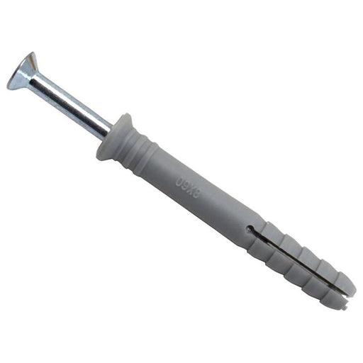 Masonmate® Nylon Hammer-In Fixing 8 x 60mm (100) MASONMATE® - Town Tools