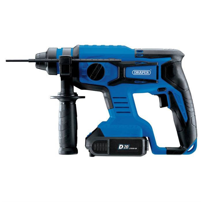 Draper D20 20V Brushless SDS+ Rotary Hammer Drill (Sold Bare) 55517 Draper - Town Tools 