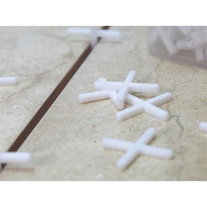 Faithfull Tile Spacer Long Leg 3mm (Tub 1000) Faithfull - Town Tools