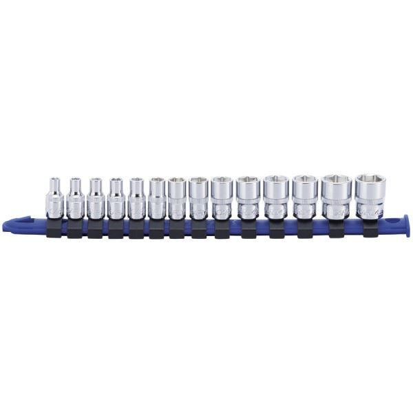Carlyle Tools Socket Set - Metric - 1/4In. Dr - 14 Piece