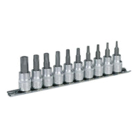 Sealey TRX-Star* Socket Bit Set 10pc 3/8"Sq Drive AK6207
