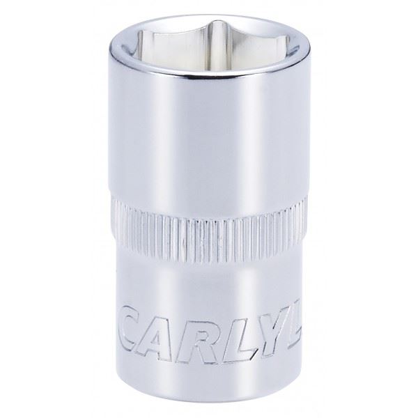 Carlyle Tools Socket - Shallow - Metric Standard - 1/2In. Dr - 16 mm