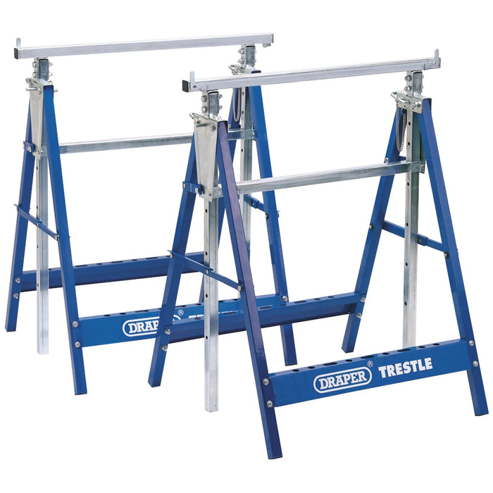 Draper Pair of Telescopic Trestle/Saw Horse, 685 x 585mm - BT/Y2