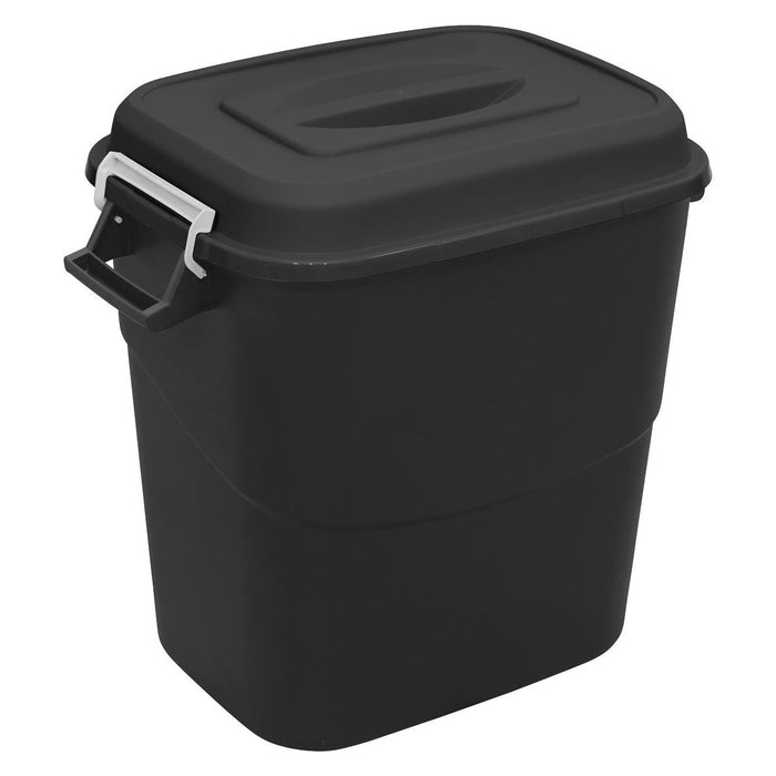 Sealey Refuse/Storage Bin 75L Black BM75 Sealey - Town Tools 