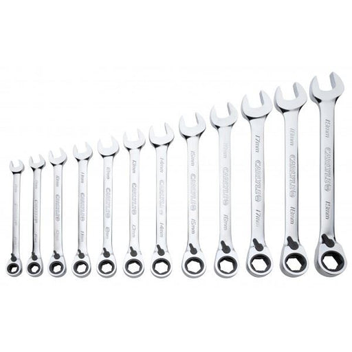 Carlyle Tools Spanner Set - Reverse Ratcheting - Metric - 12 Piece - image 1