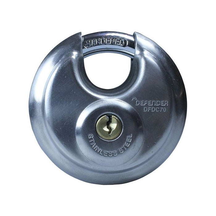 Defender Discus Padlock 70mm Keyed Alike DEFENDER - Town Tools