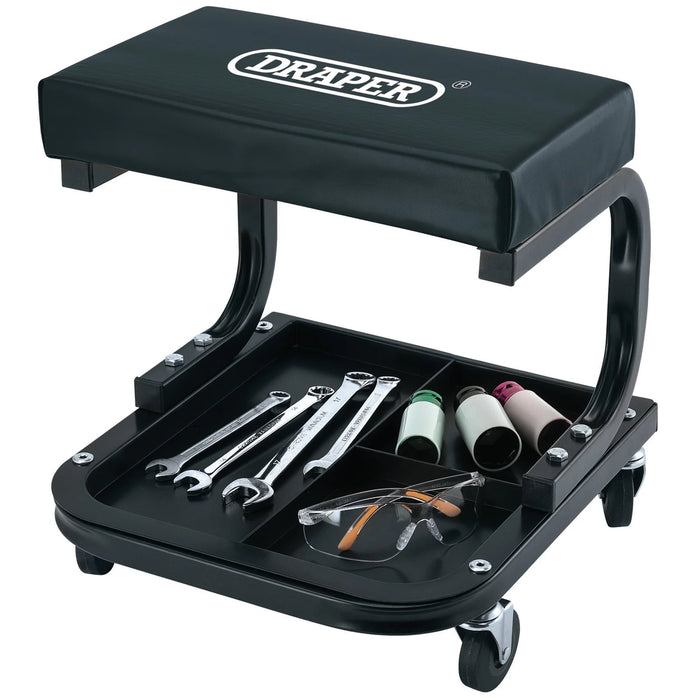 Draper Work Stool with Tool Tray - WS-2-B