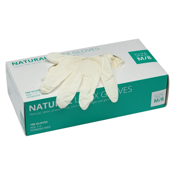 Draper Latex Gloves, Size Medium, White (Box of 100) 30929 Draper - Town Tools 