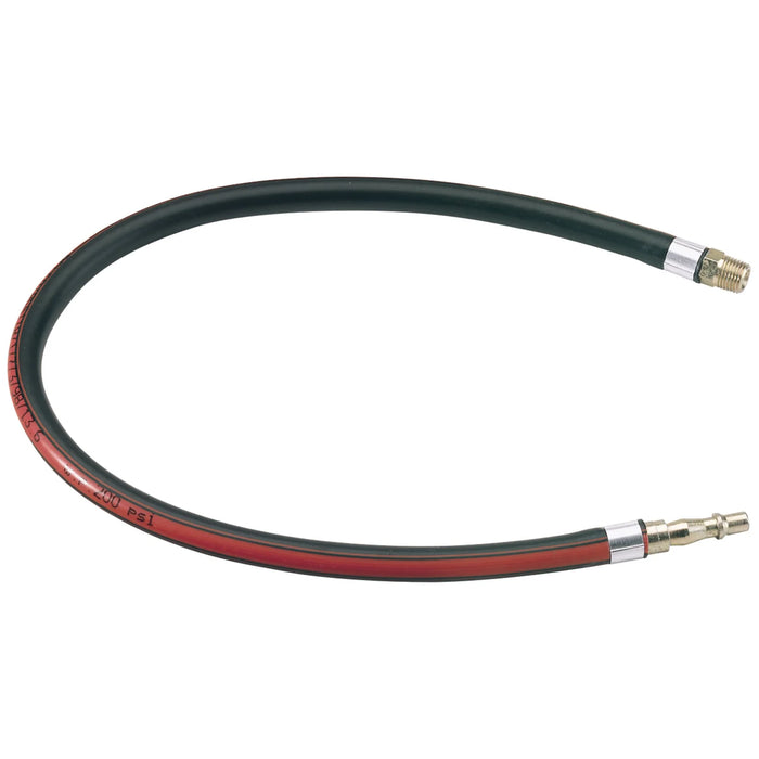 Draper Air Line Whip Hose, 600mm, 1/4" BSP - 4311