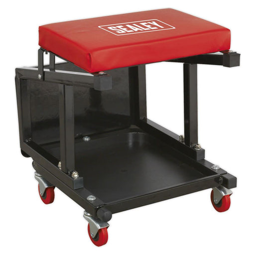 Sealey Mechanic's Utility Seat & Step Stool SCR16 Sealey - Town Tools 