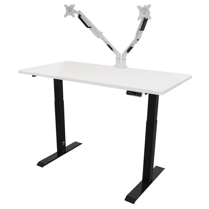 Dellonda  Electric Height Adjustable Standing Desk 1400 x 700mm Dual Motor 100kg