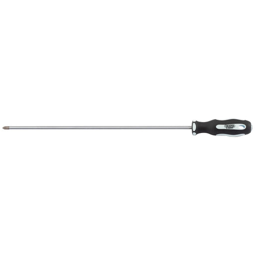 Draper Cross Slot Extra Long Reach Soft Grip Screwdriver, No.2 x 450mm 63594 Draper - Town Tools 