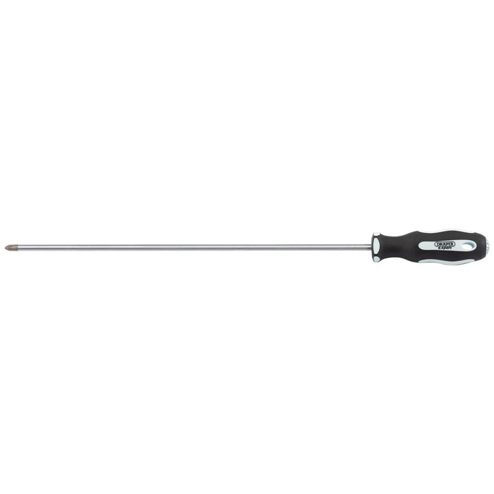 Draper Cross Slot Extra Long Reach Soft Grip Screwdriver, No.2 x 450mm 63594 Draper - Town Tools 