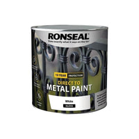 Ronseal Direct to Metal Paint White Gloss 2.5 litre
