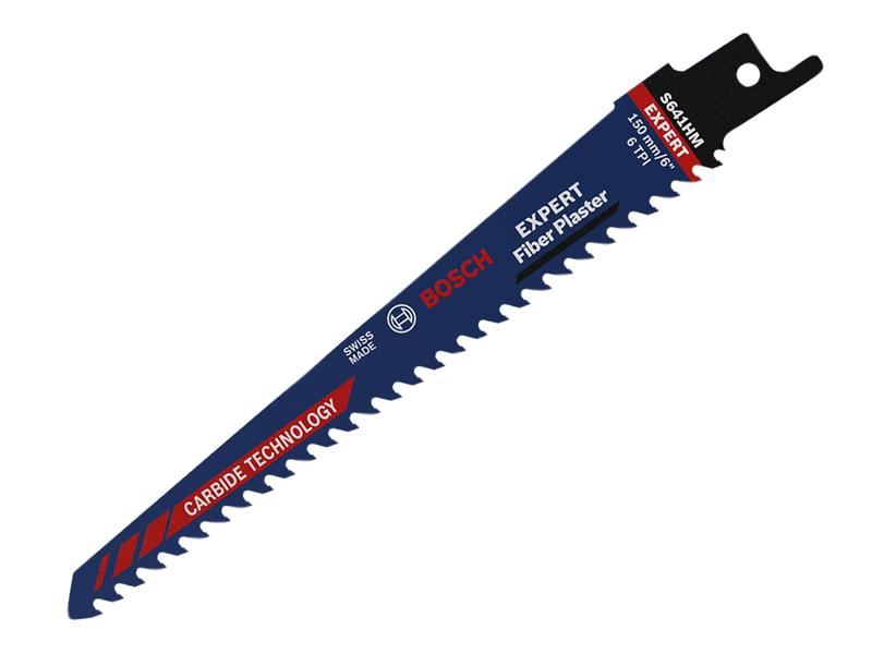 Bosch Powertool Accessories EXPERT Fibre Plaster S641HM Reciprocating Blade 150mm x 6 TPI Bosch Powertool Accessories - Town Tools