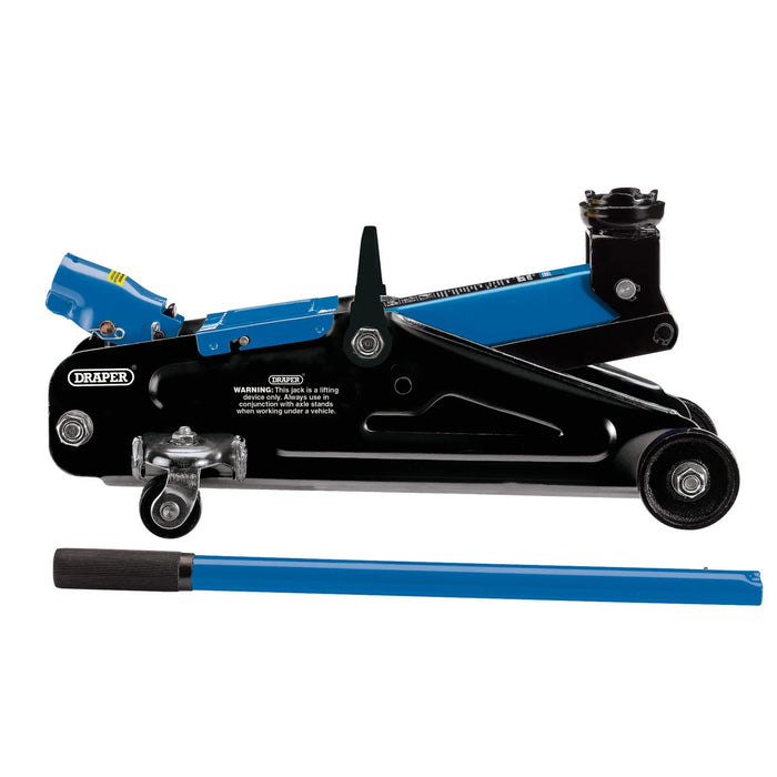Draper Trolley Jack with Carry Case, 2 Tonne - TJ2LD/BB