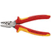 Knipex 97 78 180 SB Crimping Pliers for wire ferrules insulated with multi-component grips, VDE-tested, 180mm Draper - Town Tools