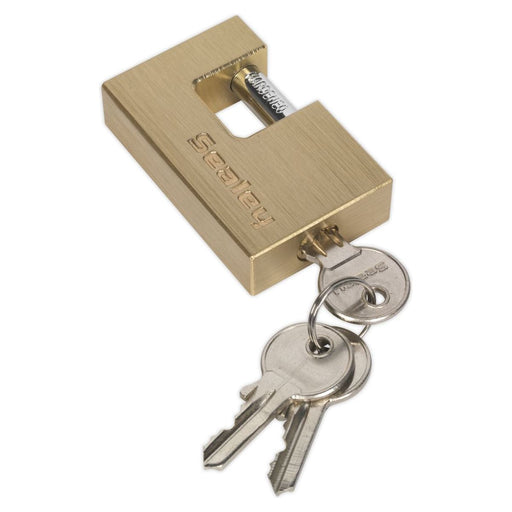 Sealey Brass Body Shutter Padlock 60mm Sealey - Town Tools 