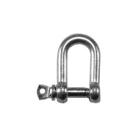 Faithfull D-Shackle Zinc Plated 8mm (Pack 2)