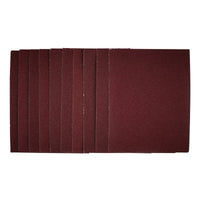 Draper 1/4 Sanding Sheets, 115 x 150mm, 80 Grit (Pack of 10) - SSA2