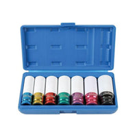 Laser Alloy Wheel Nut Socket Set 1/2"D 7pc 6723