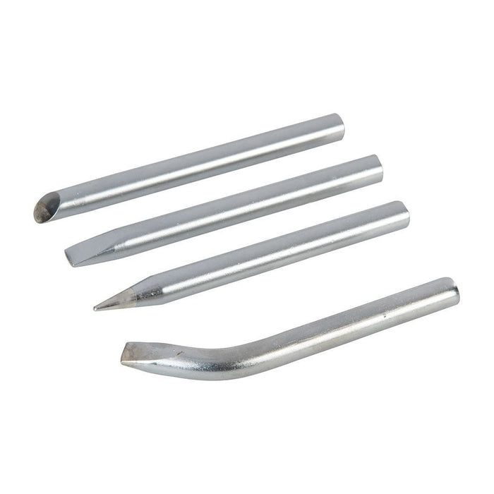 Silverline Soldering Iron Tips Set 4pce 100W Silverline - Town Tools 