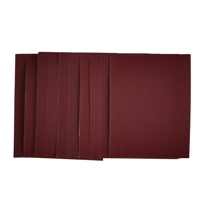 Draper 1/4 Sanding Sheets, 115 x 150mm, 240 Grit (Pack of 10) - SSA2