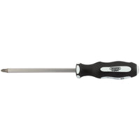 Draper 'Pound Thru' Cross Slot Soft Grip Screwdriver, No.3 x 150mm 35225