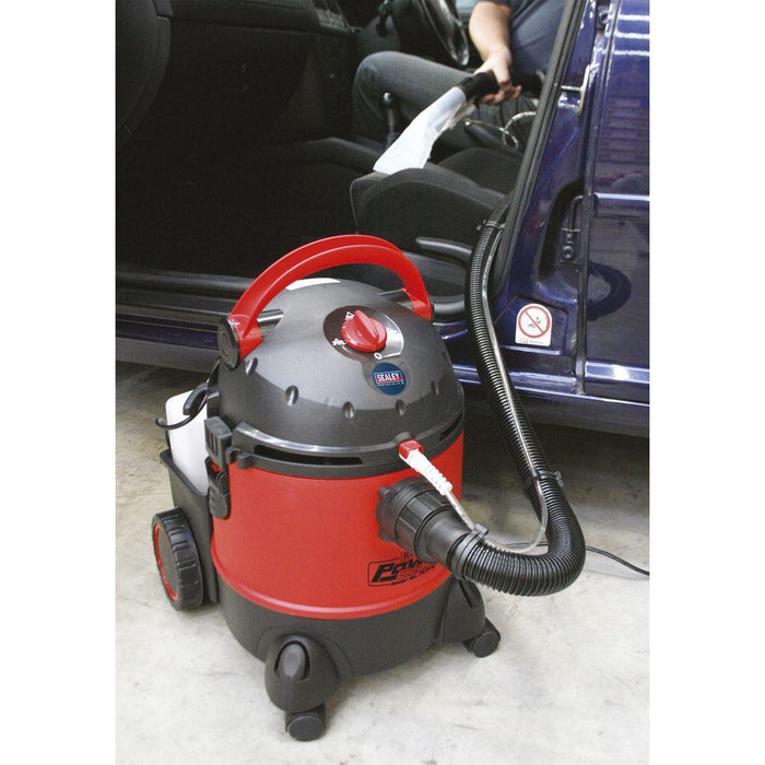 Sealey Valeting Machine Wet & Dry with Accessories 20L 1250W/230V PC310 Sealey - Town Tools 