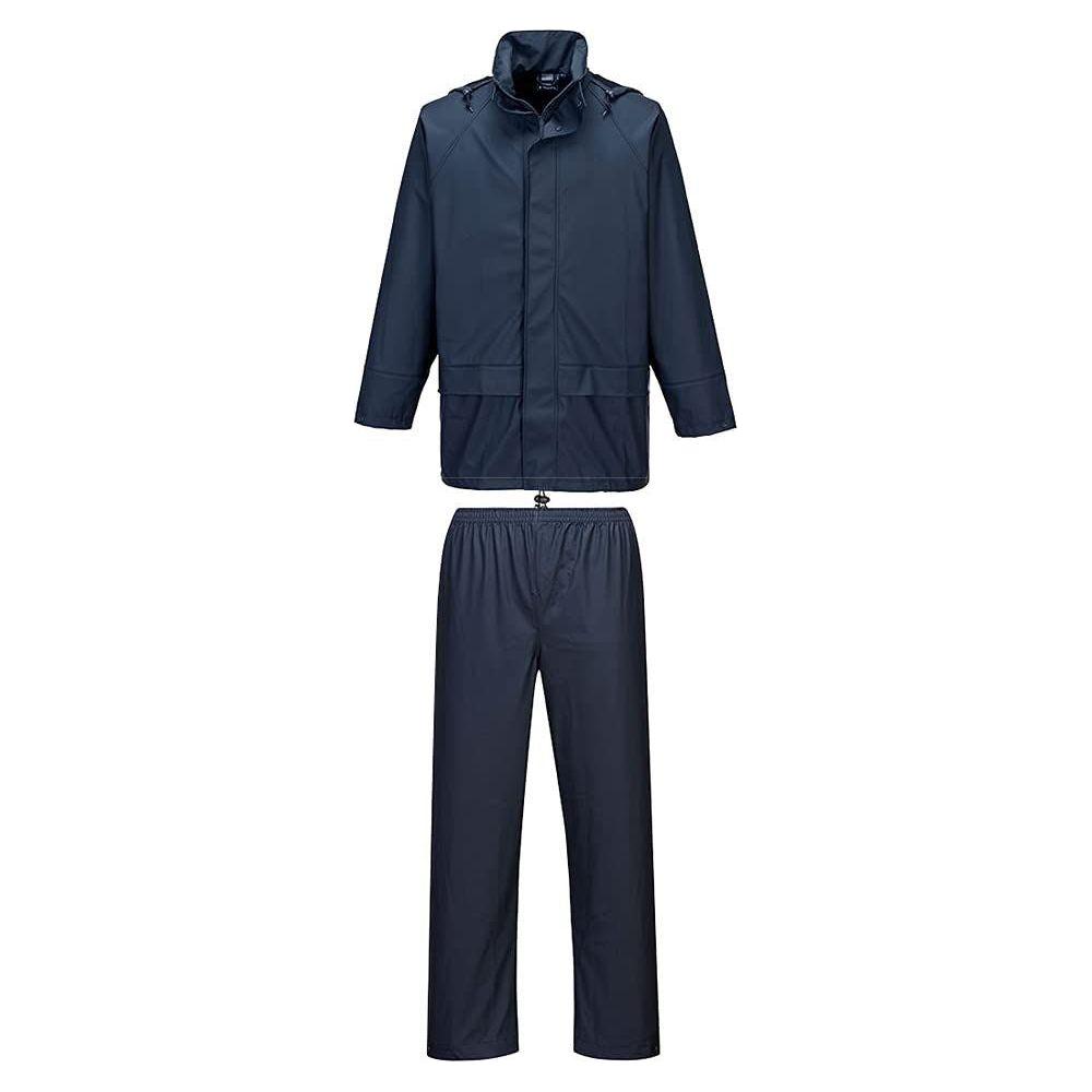 Portwest Sealtex Essential Rain Suit (2 Piece) - Navy - Large Portwest - Town Tools 