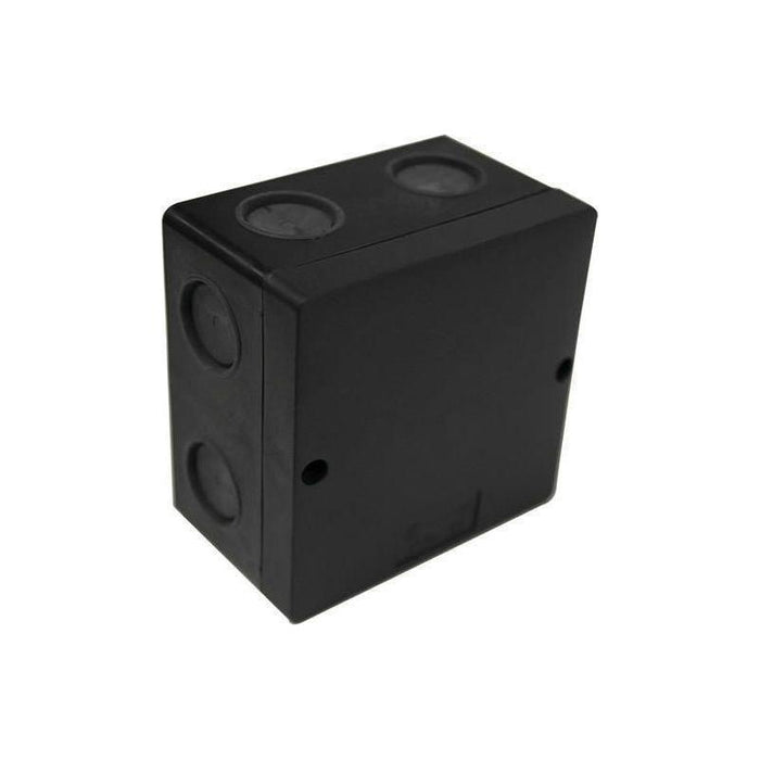 Dencon IP66 Junction Box Black 100 x 100mm Dencon - Town Tools