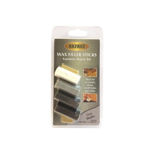 Briwax Wax Filler Sticks Grey Shades (Pack 4) Briwax - Town Tools