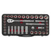 Premier Platinum Metric/Imperial Socket Set 3/8"Sq Drive 37pc Sealey Premier Platinum - Town Tools 