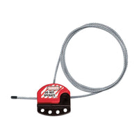 Master Lock Four Padlock Lockout Hasp with Adjustable Cable 1.8m