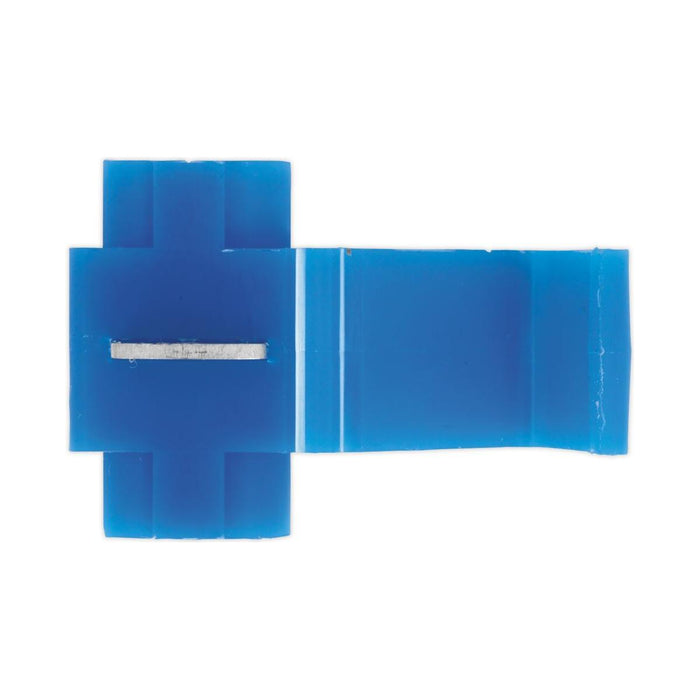 Sealey Quick Splice Connector Blue Pack of 100 QSPB Sealey - Town Tools 