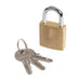 Silverline Brass Padlock 30mm Silverline - Town Tools 