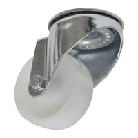 Sealey Castor Wheel Bolt Hole Swivel80mm SCW480SB