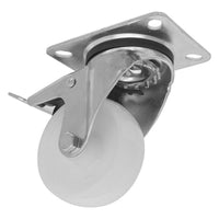 Sealey Heavy-Duty Nylon Castor Wheel Swivel with Total Lock80mm Trade