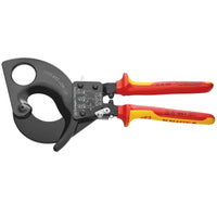 KNIPEX 95 36 280 VDE Heavy Duty Cable Cutter, Ratchet Action, 280mm - 95 36 280