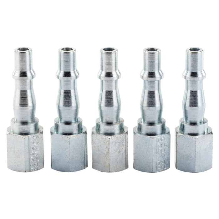 Draper 1/4" Female Thread PCL Coupling Screw Adaptor (Pack of 5) - A2746 PACKED