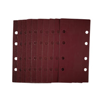 Draper 1/3 Sanding Sheets with Hook and Loop, 93 x 190mm, Assorted Grit (Pack of