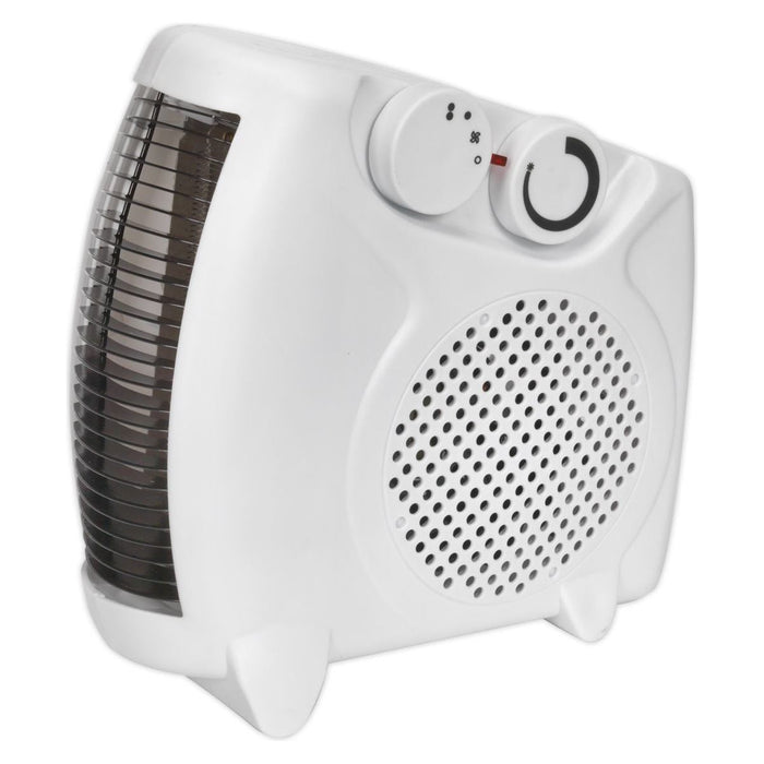 Sealey Fan Heater 2000W/230V 2 Heat Settings & Thermostat FH2010
